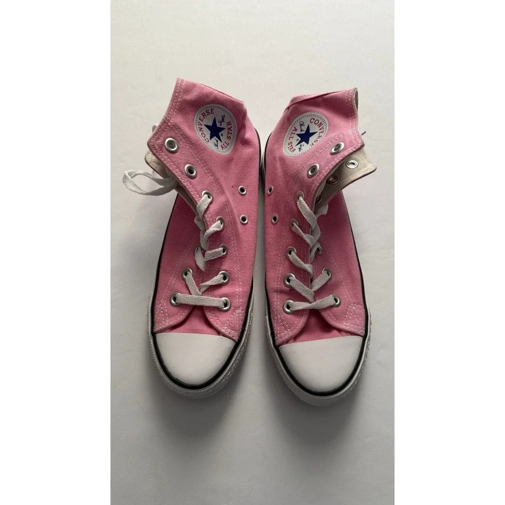 Converse Chuck Taylor All Star Pink/White Canvas High Top Lace Up US 5 EU 38